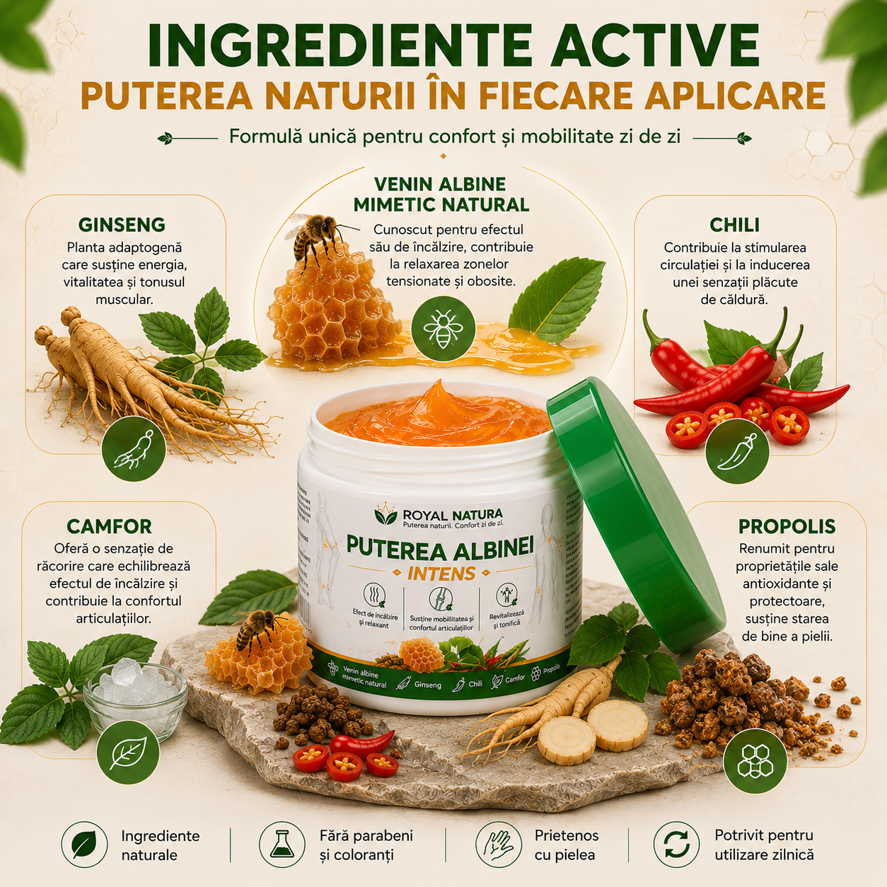 Puterea Albinei Intens - Royal Natura